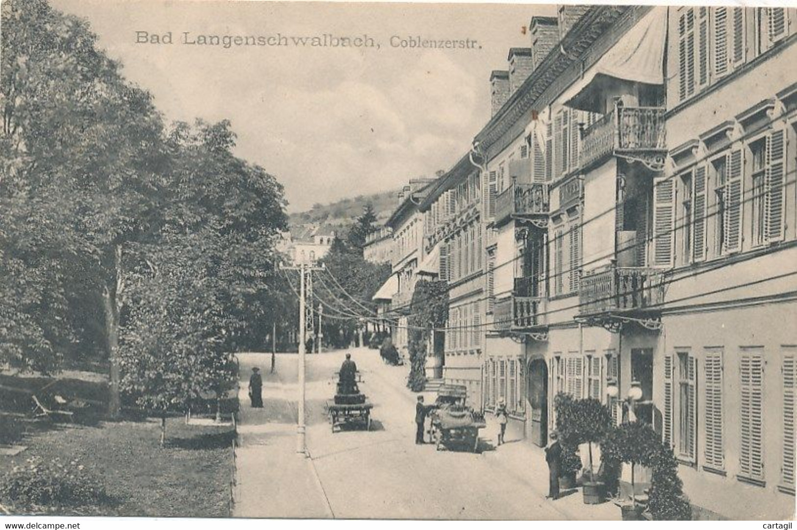 CPA 20831-Allemagne -Bad Langenschwalbach -Coblenzerstrasse-Envoi Gratuit - Bad Schwalbach