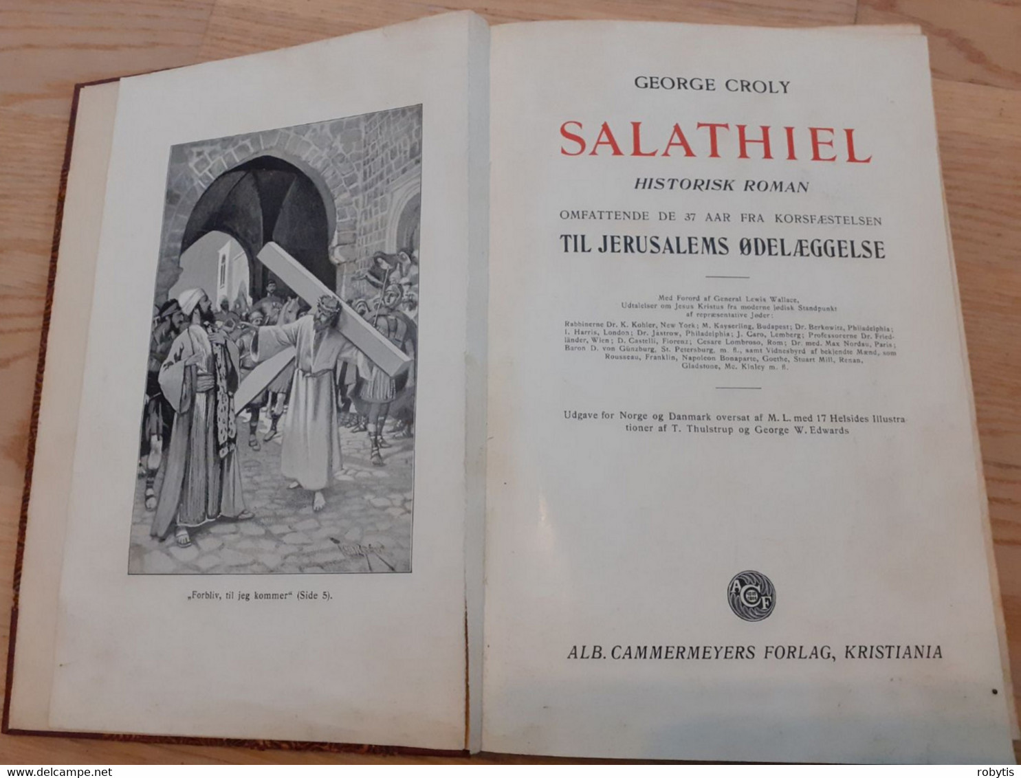 Norway Norge A Historical Roman Jeruzale Jesus Christ  1903 - Scandinavian Languages