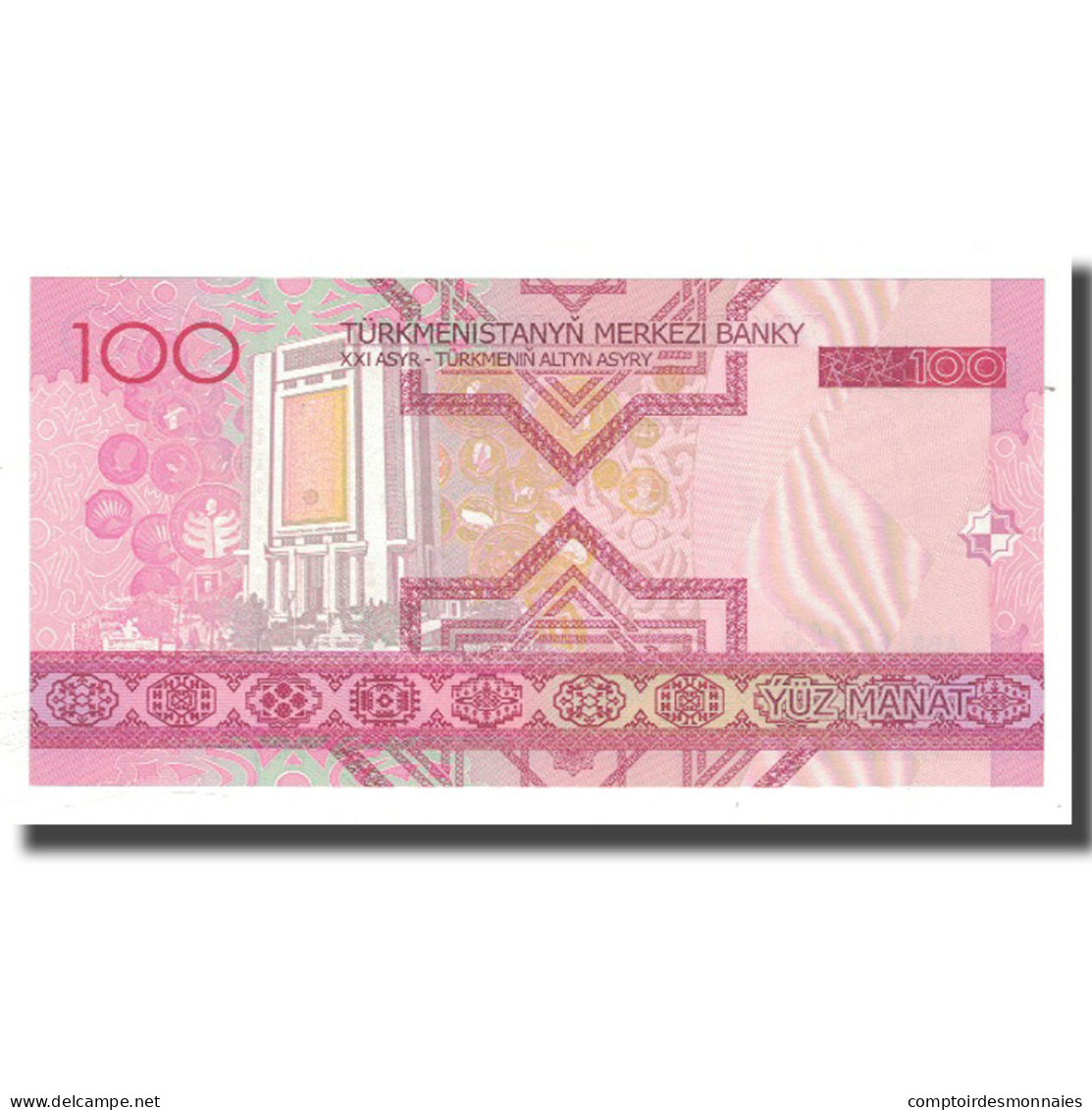 Billet, Turkmanistan, 100 Manat, KM:18, NEUF - Turkmenistan