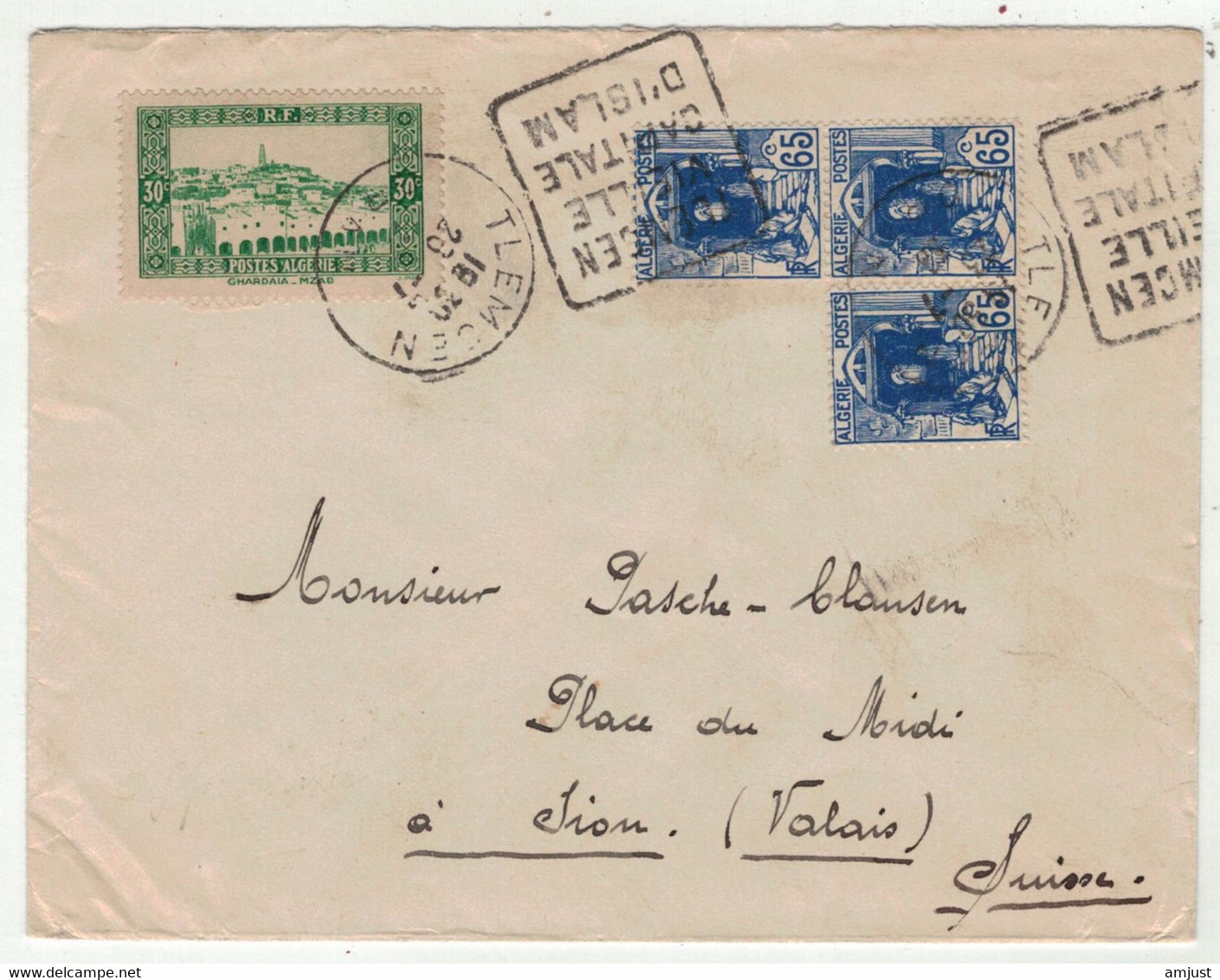 France // Ex-colonies // Maroc // 19.. // Lettre Pour La Suisse - Storia Postale