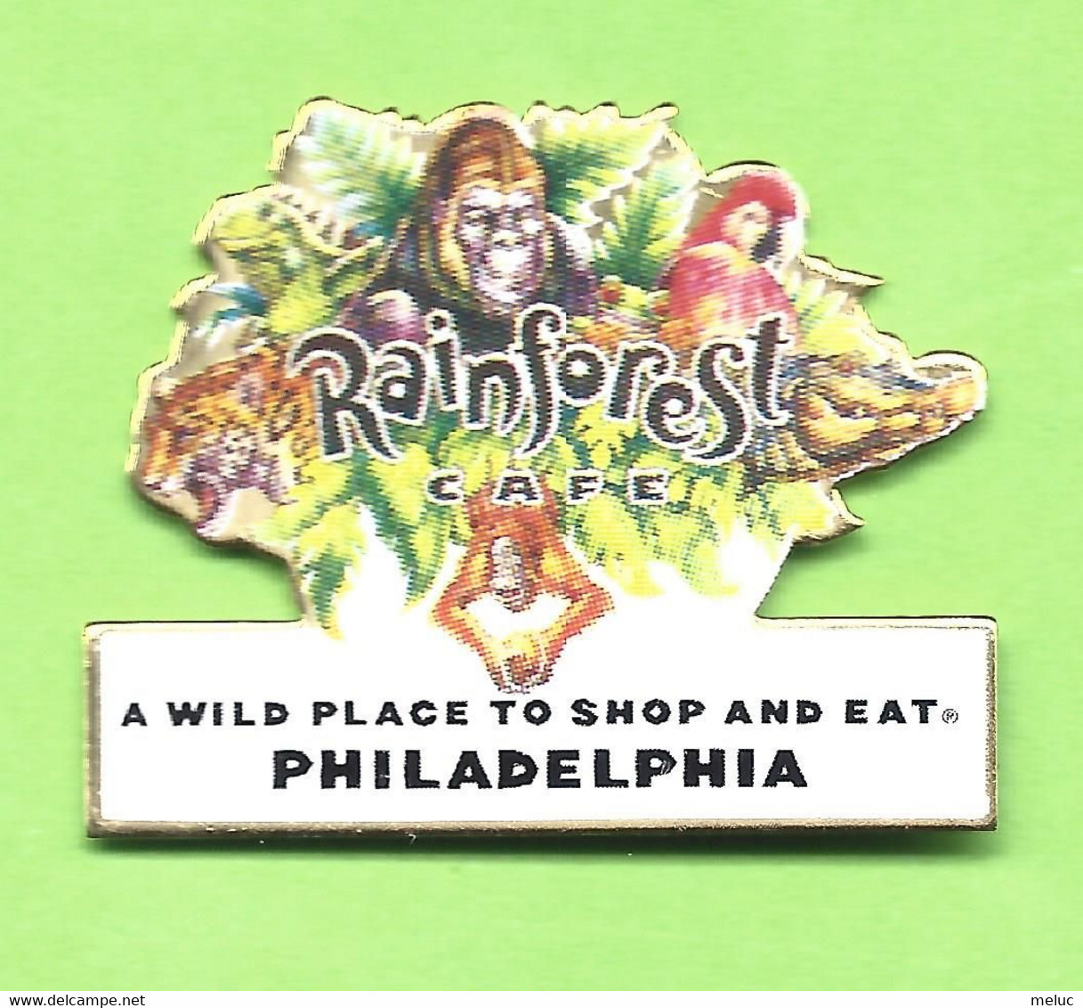 Pin's Restaurant Rainforest Café Philadelphia Gorille Perroquet Singe - 2B23 - Animals