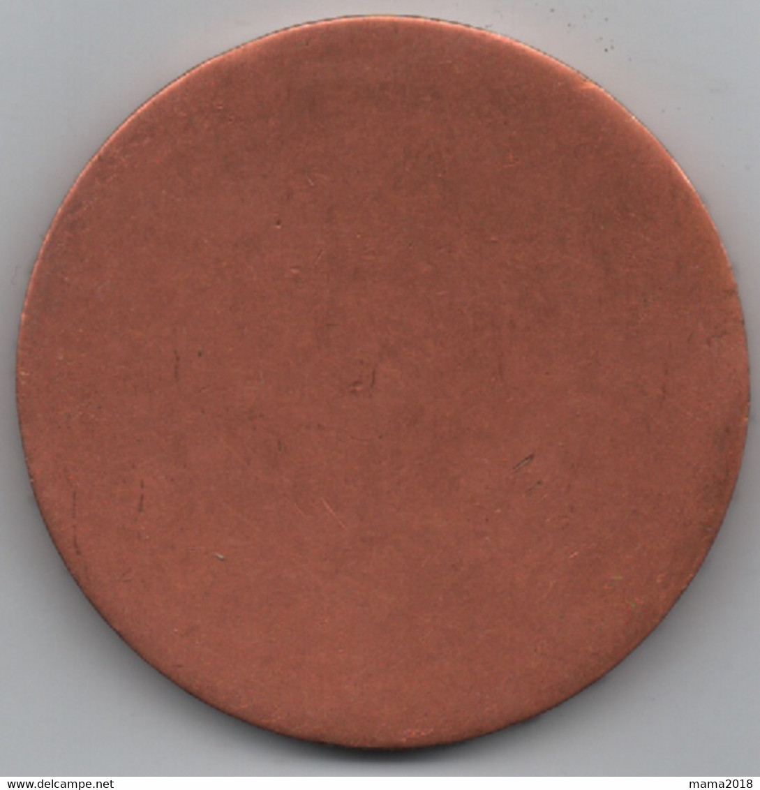 Grosse Médaille En Bronze 62 Mm X 5 Mm  Avec  Un Pendentif  40 Mm  Ficado - Habillement, Souvenirs & Autres