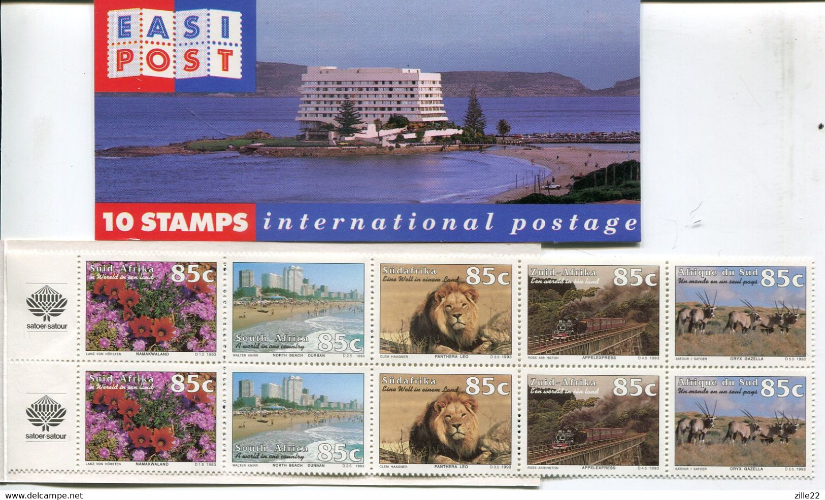 Südafrika South Afica Markenheftchen Booklet Mi# 916-6 Postfrisch/MNH - Tourism, Plettenberg Hotel Cover - Carnets