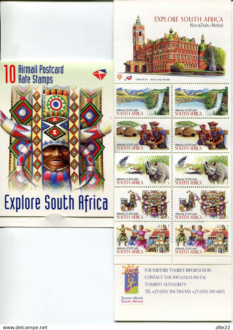 Südafrika South Africa Markenheftchen Booklet 30.9.98 Mi# 1129-33 D Postfrisch/MNH - Tourism Sights And Fauna - Carnets