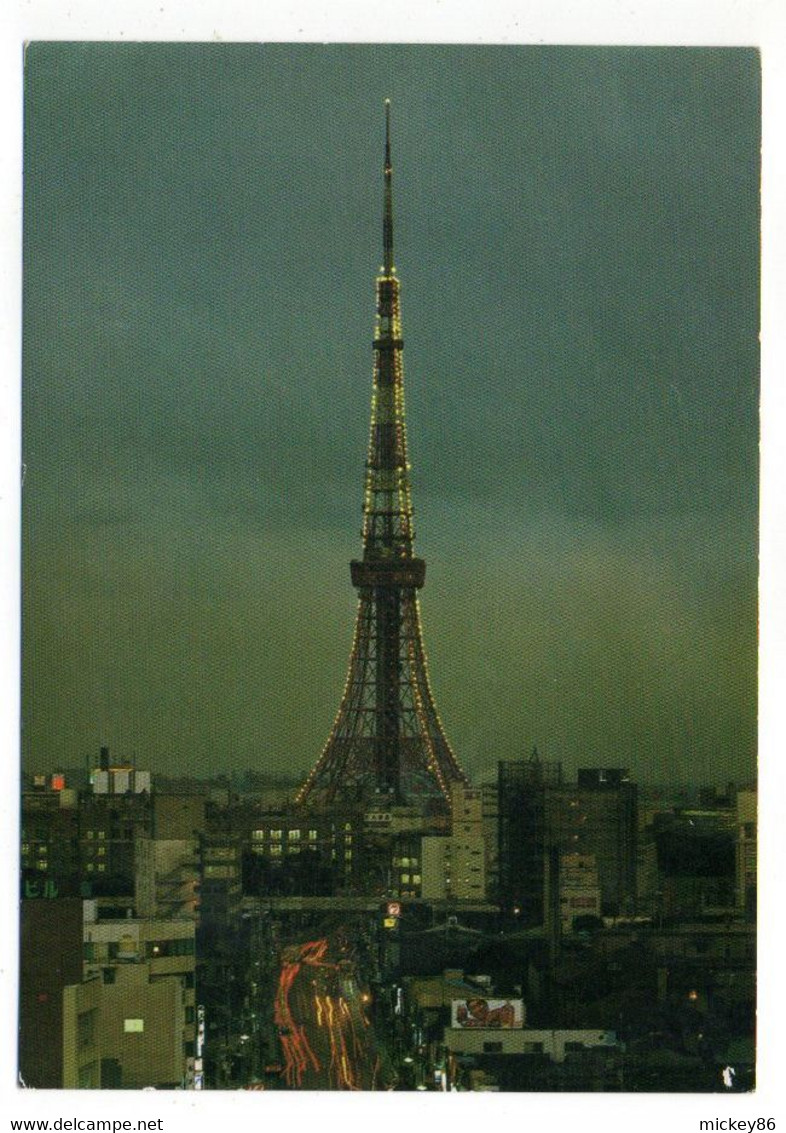 Japon --1975-- La Tour Tokyo. (vue De Nuit)......à Saisir - Tokio