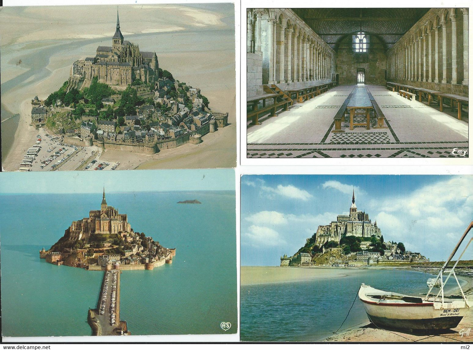 50 le mont saint michel lot 75  cartes 35 CPA 18CP SM 28 CPM  9 scan mais tout n'est pas scanné