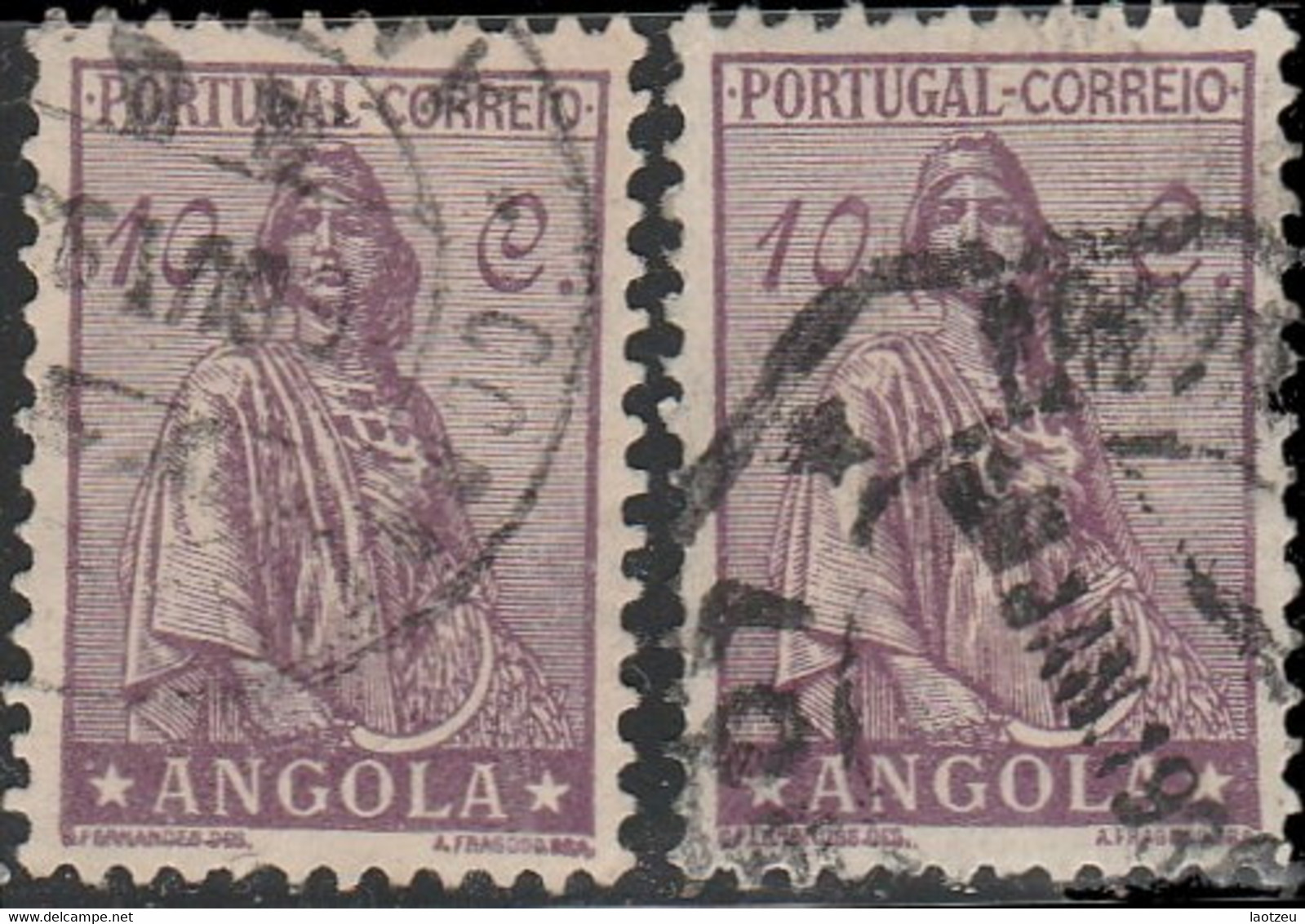 Angola 1932. ~  YT 238 [par 2] - 10 C. Cérès - Angola