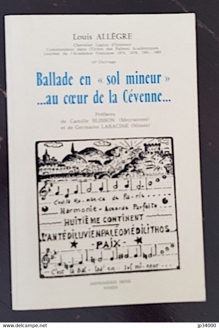BALLADE EN "SOL MINEUR" ..au Coeur De La Cevenne Par L. ALLEGRE.(1986) Languedoc - Languedoc-Roussillon