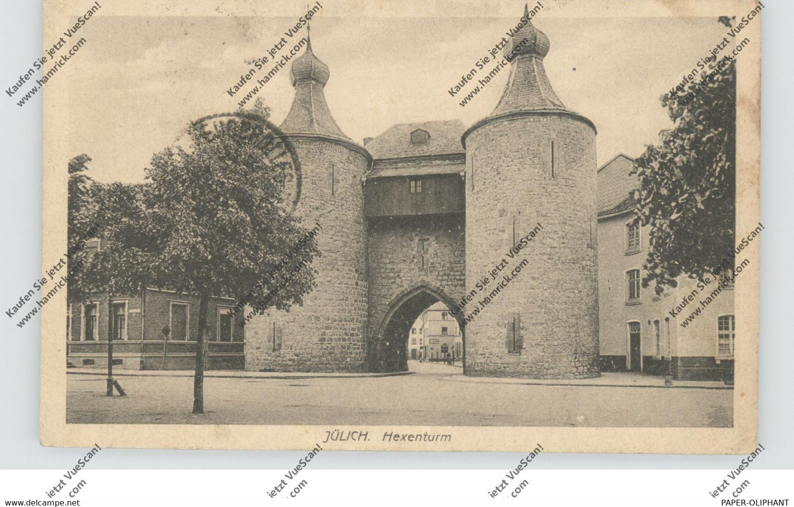 5170 JÜLICH, Hexenturm, 1919, Franz. Militärpost - Juelich