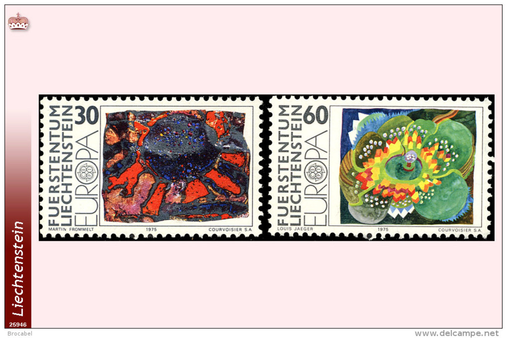 Liechtenstein 0566/67**  Europa  MNH - Unused Stamps