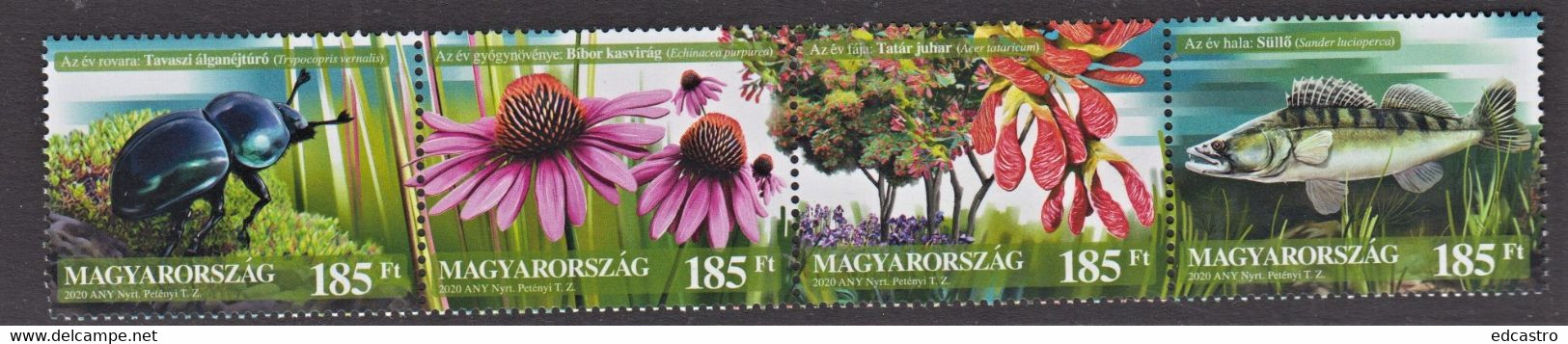 1.- HUNGARY 2020 Our Natural Assets 2020 - Unused Stamps