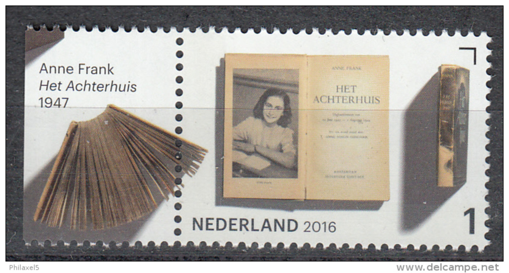 Nederland - Jaar Van Het Boek - Anne Frank - Het Achterhuis - MNH - NVPH 3454 - Writers