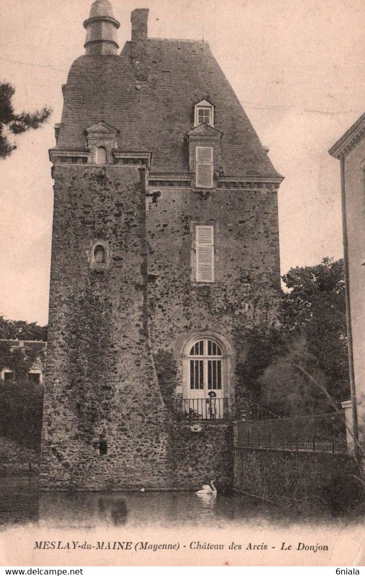 3858 Carte Postale  MESLAY Du MAINE    Château Des ARCIS,  Le Donjon       53 Mayenne - Meslay Du Maine