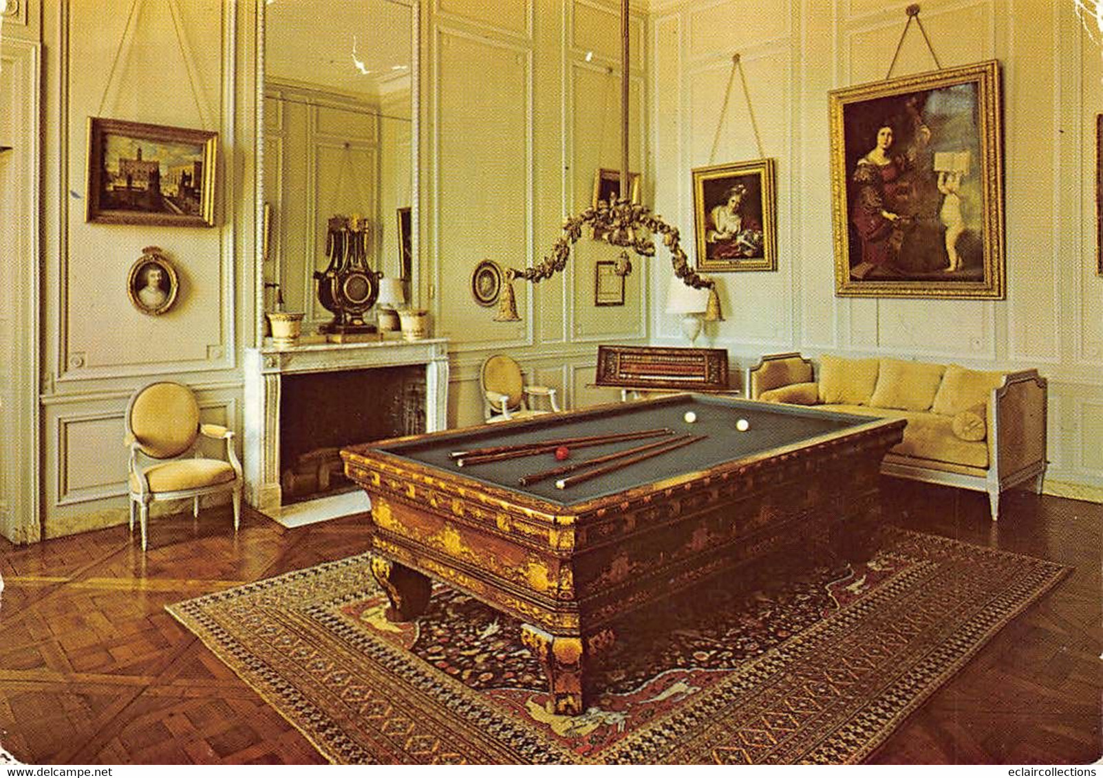 Thème Sport:  Billard      Château De La Motte-Tilly . 10  Salle De Billard  ( Voir Scan) - Sonstige & Ohne Zuordnung