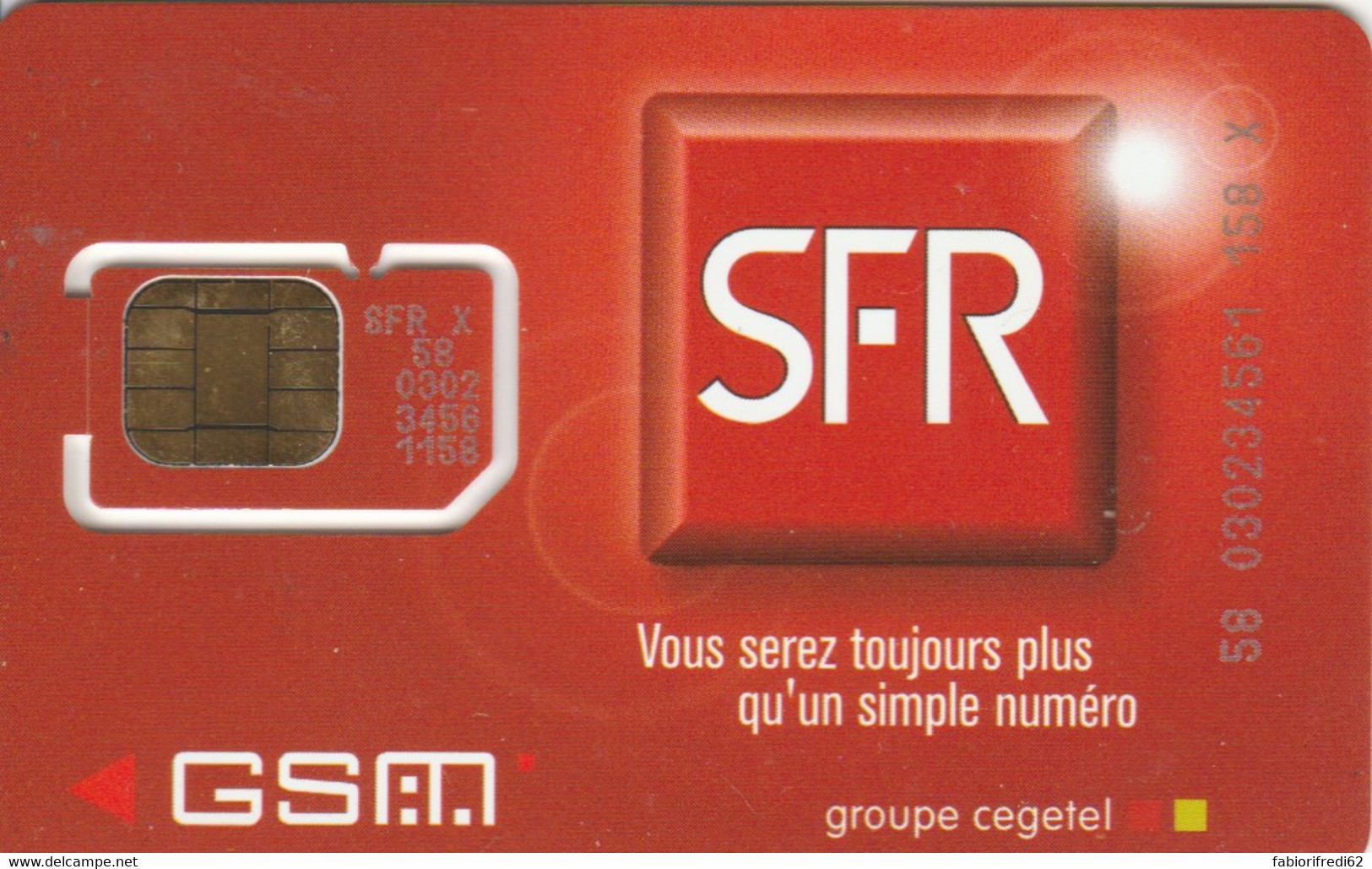 SIM CARD FRANCIA (E64.21.1 - Prepaid: Mobicartes