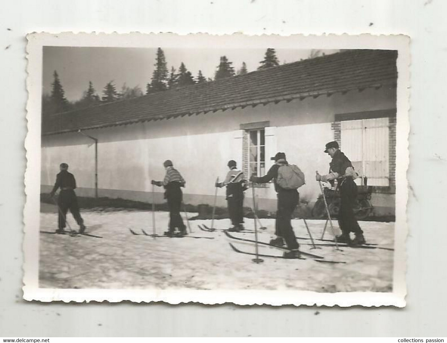 Photographie , Sports D'hiver , Ski , 1934 , 88 ,  LA SCHLUCHT , 85 X 60 Mm - Sporten