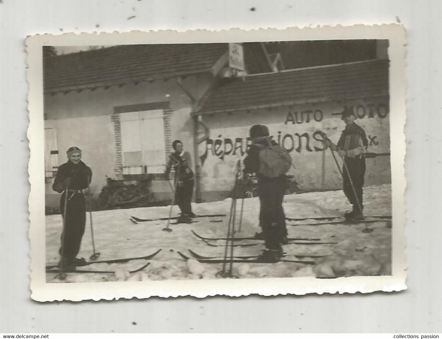 Photographie , Sports D'hiver , Ski , 1934 , 88 ,  LA SCHLUCHT , 85 X 60 Mm - Deportes