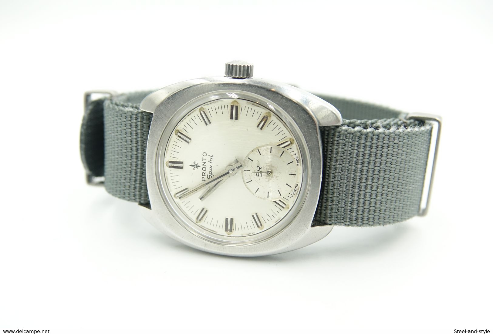 watches :  PRONTO SPORTAL SR HANDWINDING VINTAGE WITH BOX - original - running -