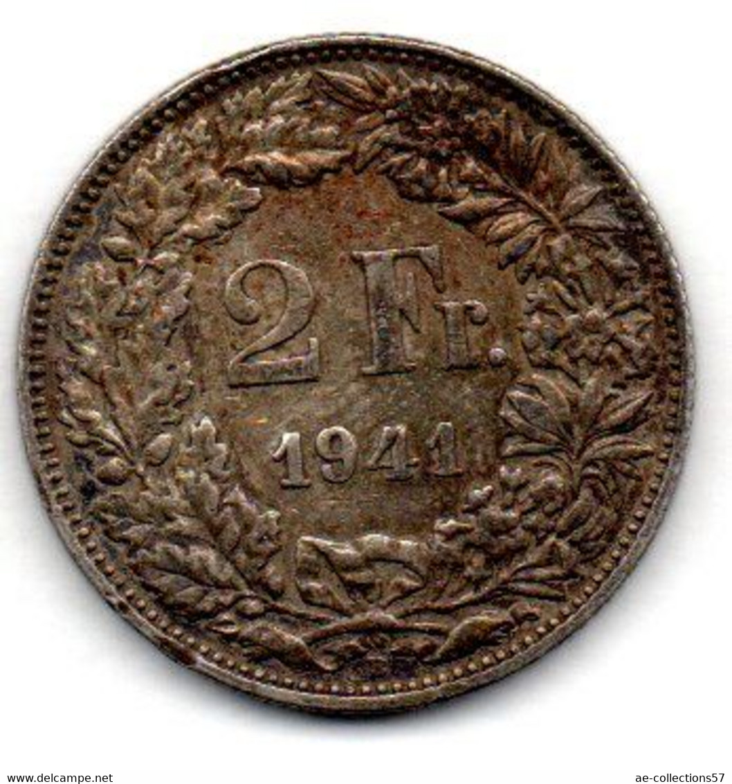 Suisse / 2 Francs 1941 B / TTB - Other & Unclassified