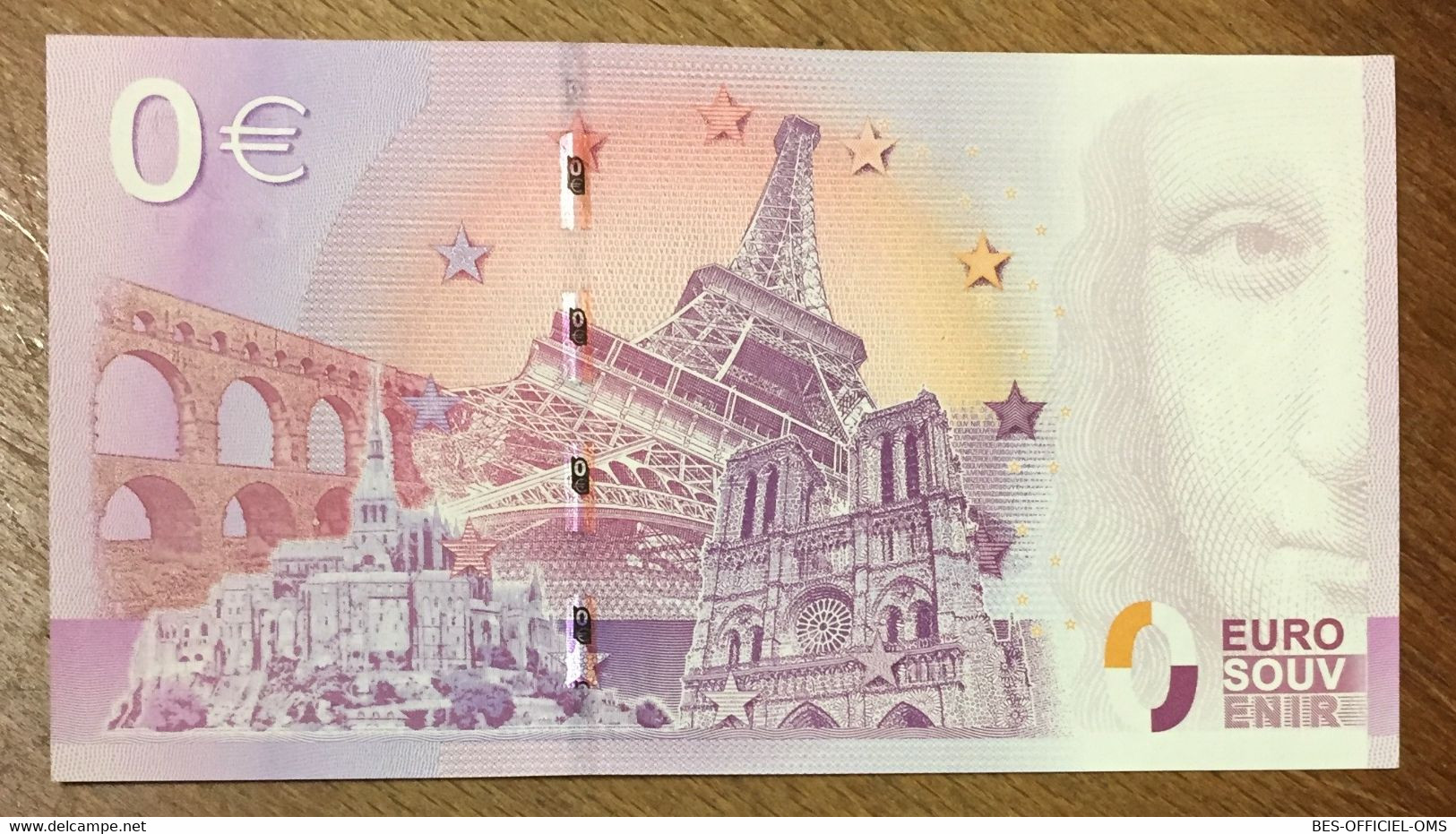 2015 BILLET 0 EURO SOUVENIR DPT 64 LE TRAIN DE LA RHUNE ZERO 0 EURO SCHEIN BANKNOTE PAPER MONEY - Private Proofs / Unofficial