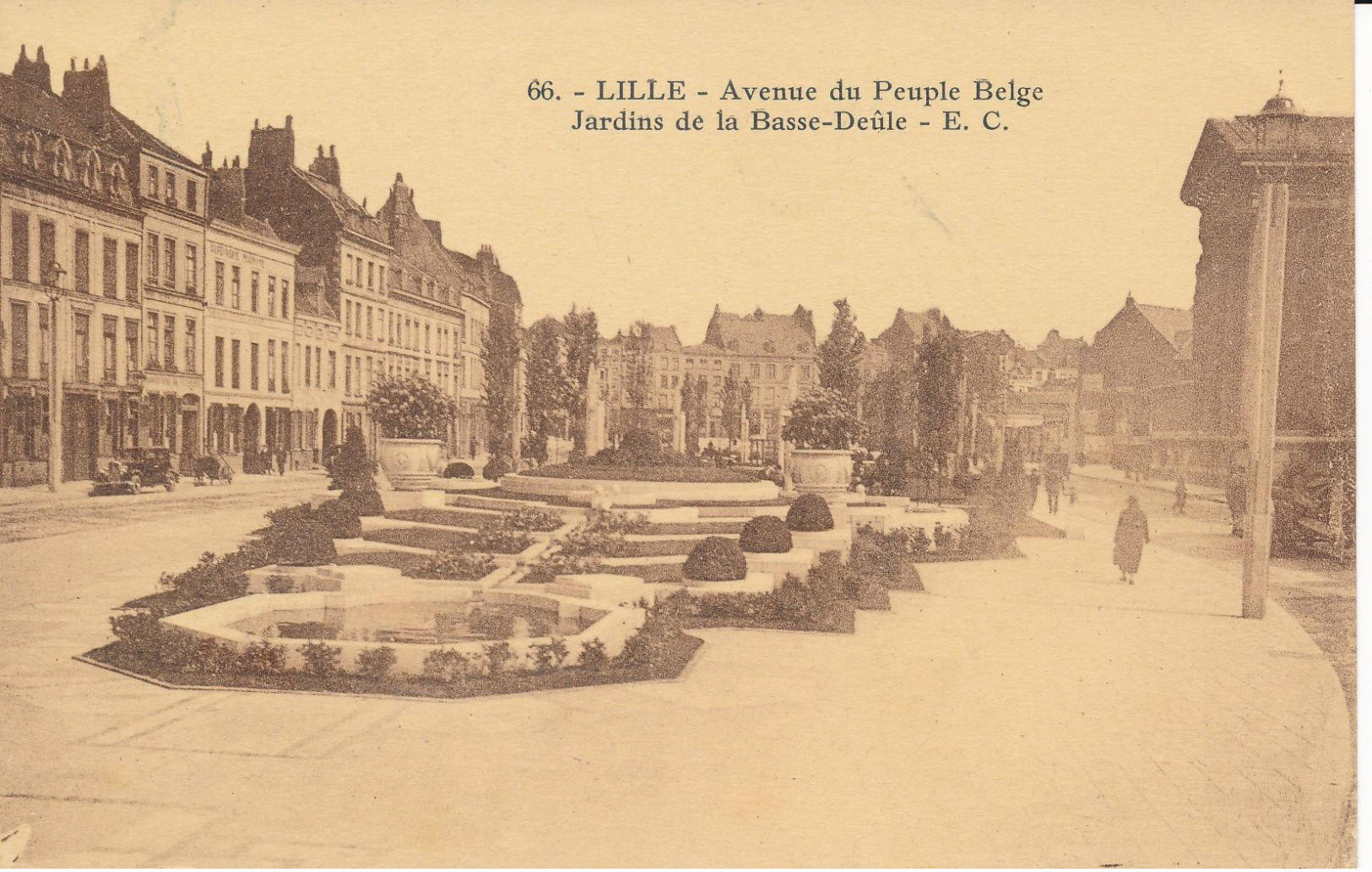 LILLE EC 66 Avenue Du Peuple Belge Jardins De La Basse Deule Peu Courant état Neuf - Lille