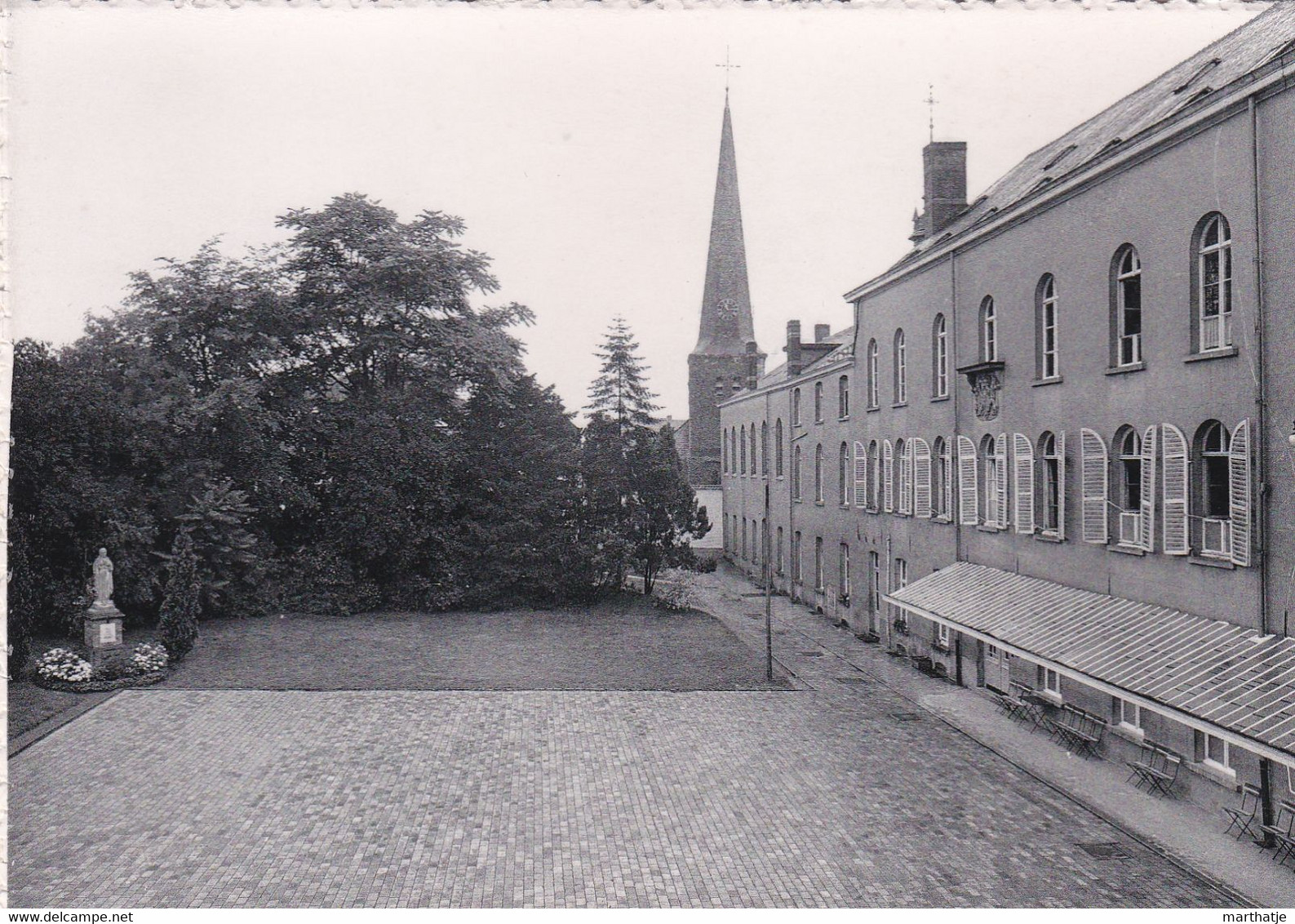 Pensionnat - Beirlegem - Kostschool - Cour Intérieure - Speelplein - Zwalm