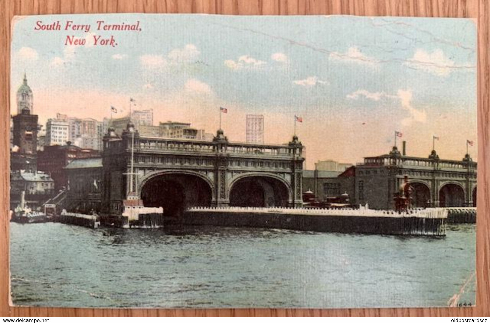 United States 25 New York City 1912 South Ferry Terminal - Trasporti