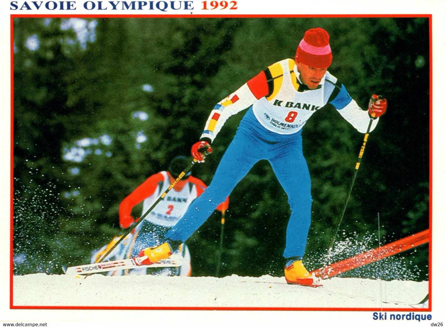 Jeux Olympiques D'Hiver - Savoie Olympique 1992 - Ski Nordique - Photo Vandystadt - Carte Non Circulée - Jeux Olympiques