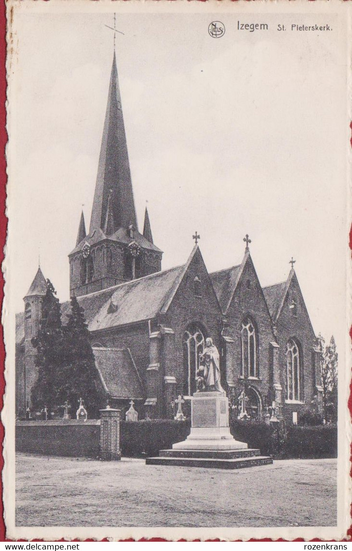 Izegem St. Pieterskerk Sint-Pieterskerk Emelgem (In Goede Staat) - Izegem