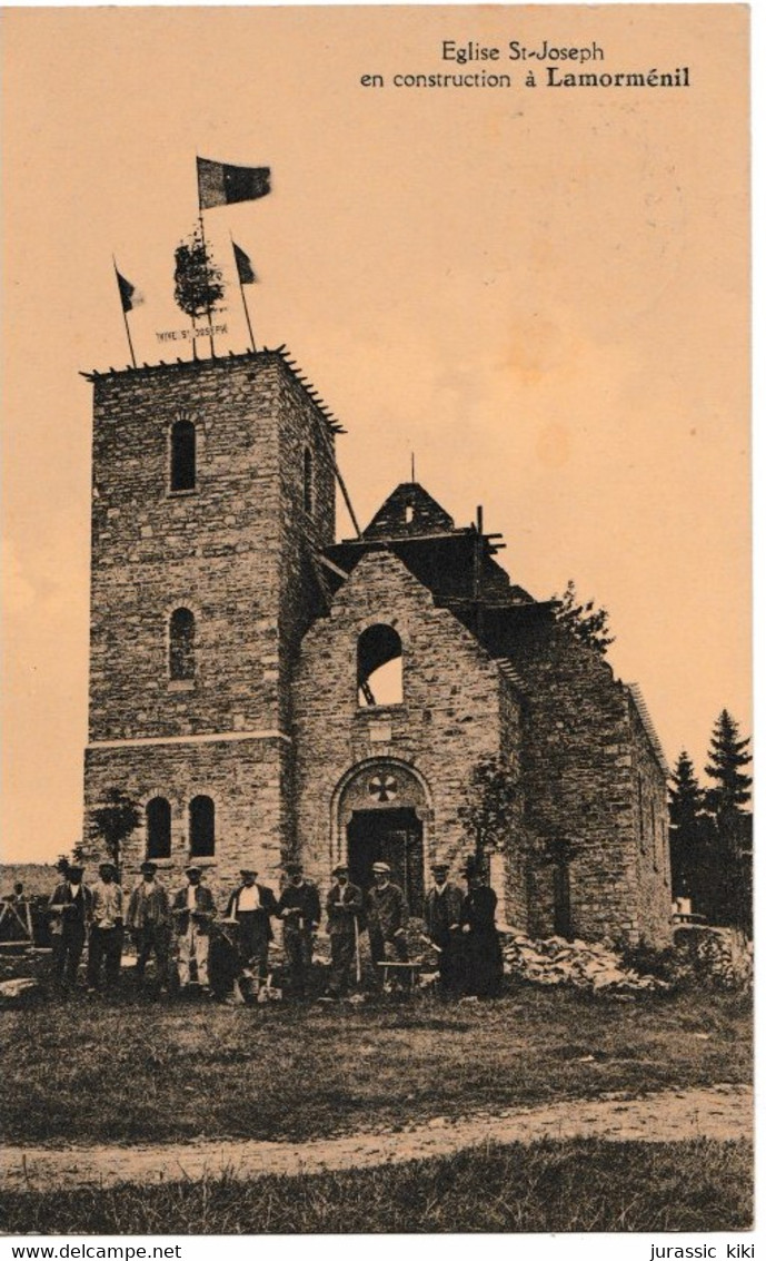 Eglise St-Joseph En Construction à Lamorménil - Manhay