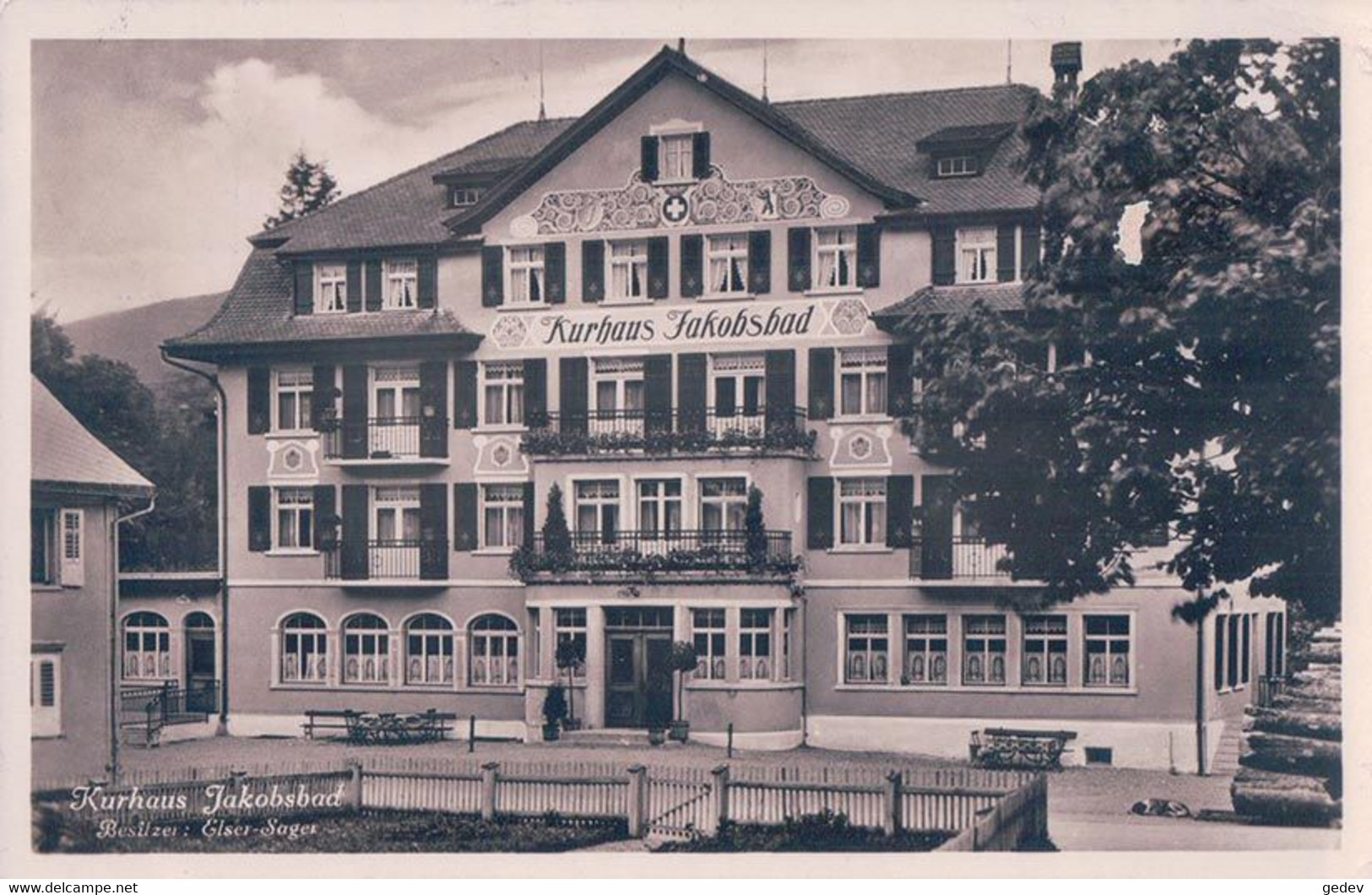 Hotel Kurhaus Jakobsbad  Gonten AI, Besitzer Elser Sager (8112) - Gonten
