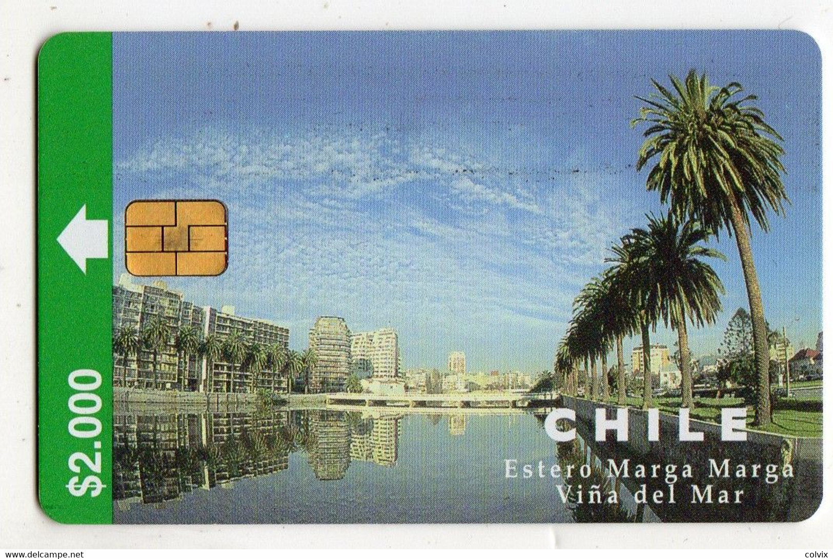 CHILI TELECARTE CTC PALMIER Date 04/1998 - Chili