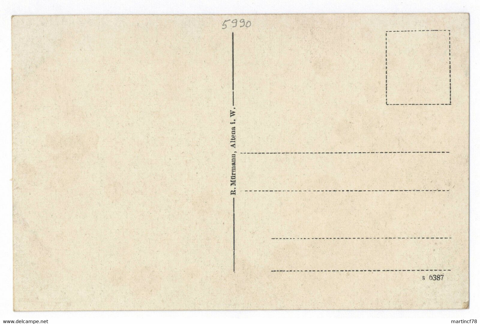 Altena I. W. Panorama Von Der Egge Postkarte Ansichtskarte - Altena