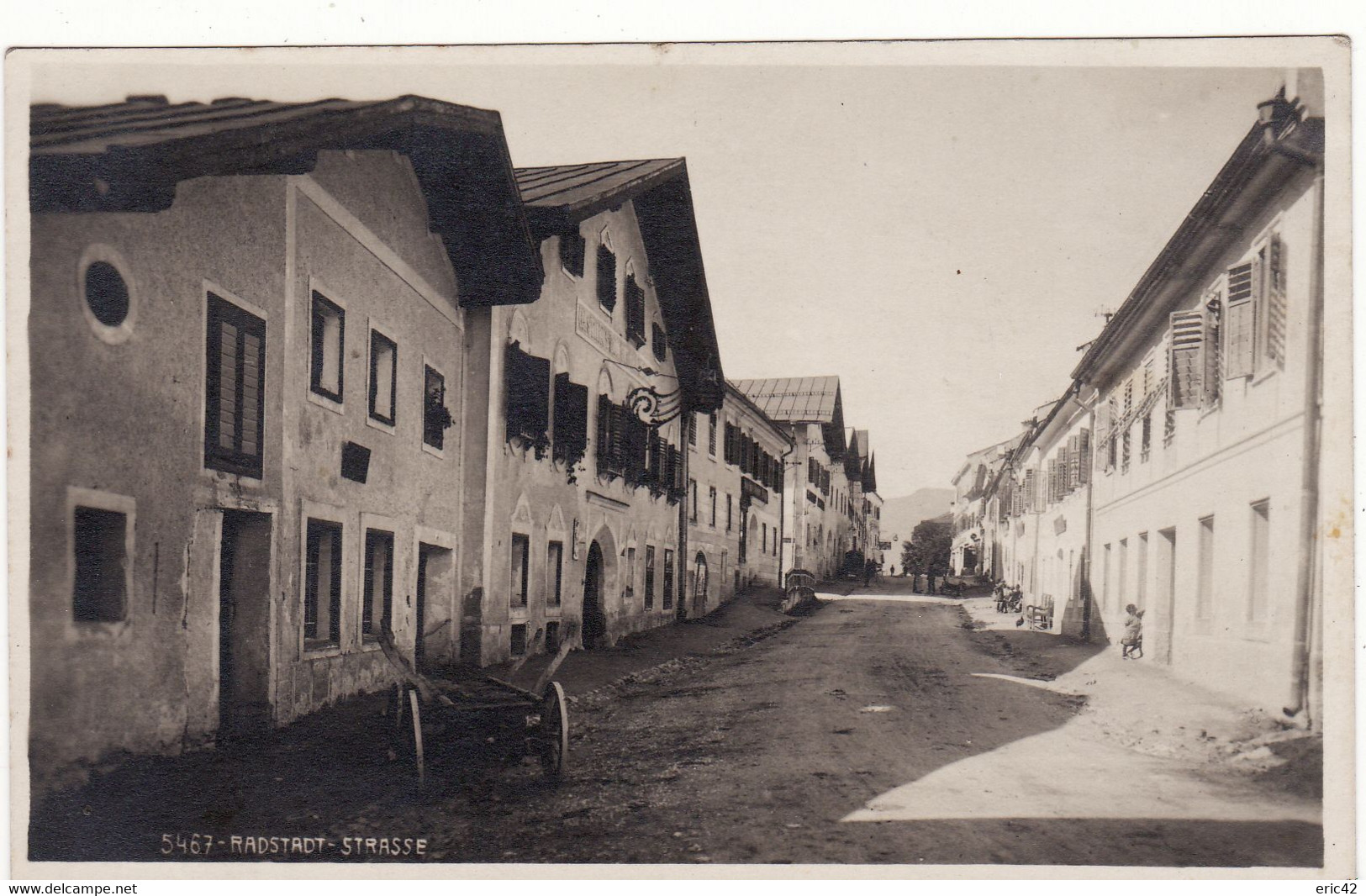 AUTRICHE **Radstad Strasse** Photo HELFF-LICHTBILD, Film A-G, Graz, Karlauerplatz 4 (1923) - Radstadt