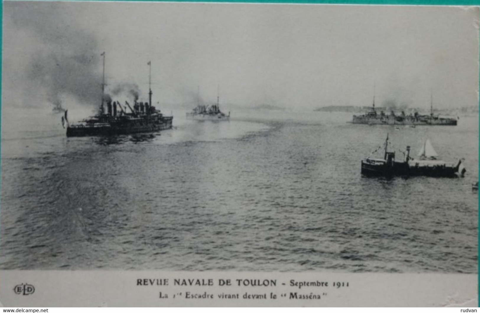 Revue Navale à Toulon - 1911 - Bateaux