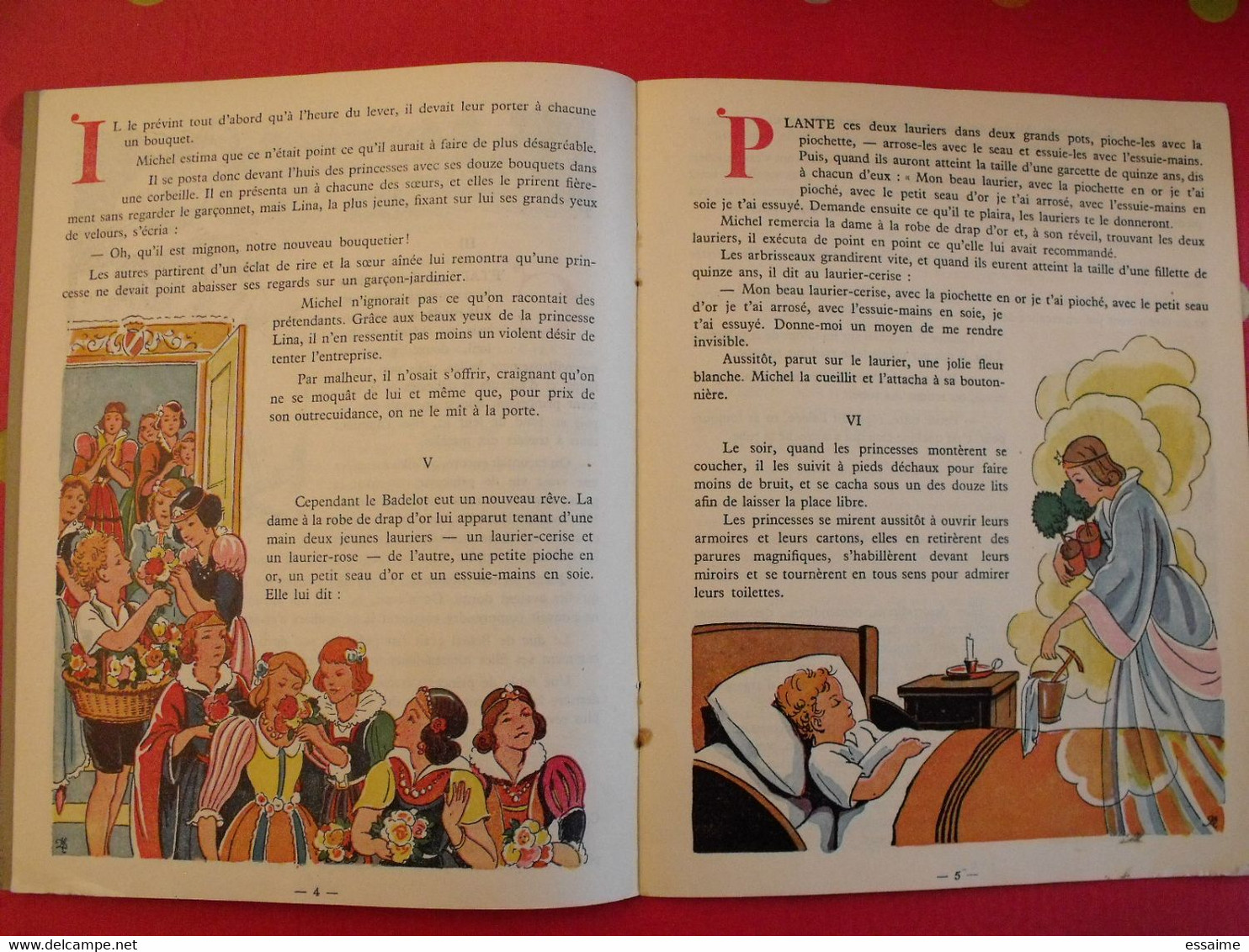 Les Douze Princesses Dansantes. Conte De Ch Deulin. Artima Tourcoing. Sd (vers 1940) - Racconti