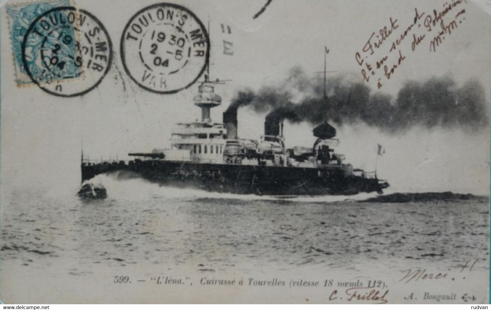 Cuirassé Le Iéna - 1904 - Bateaux