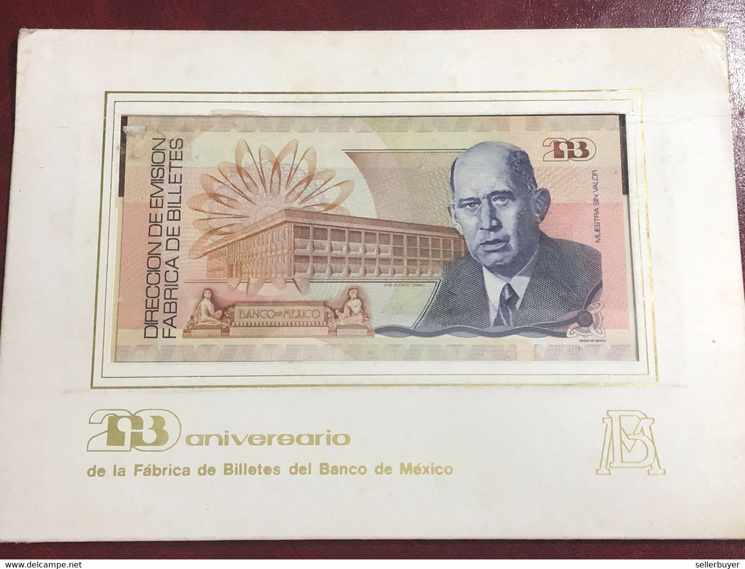 MEXICO SPECIMEN AUNC Commemorative.BANKNOTE POLYMER 1989 /1PCS /04 PHOTO - Other - Asia