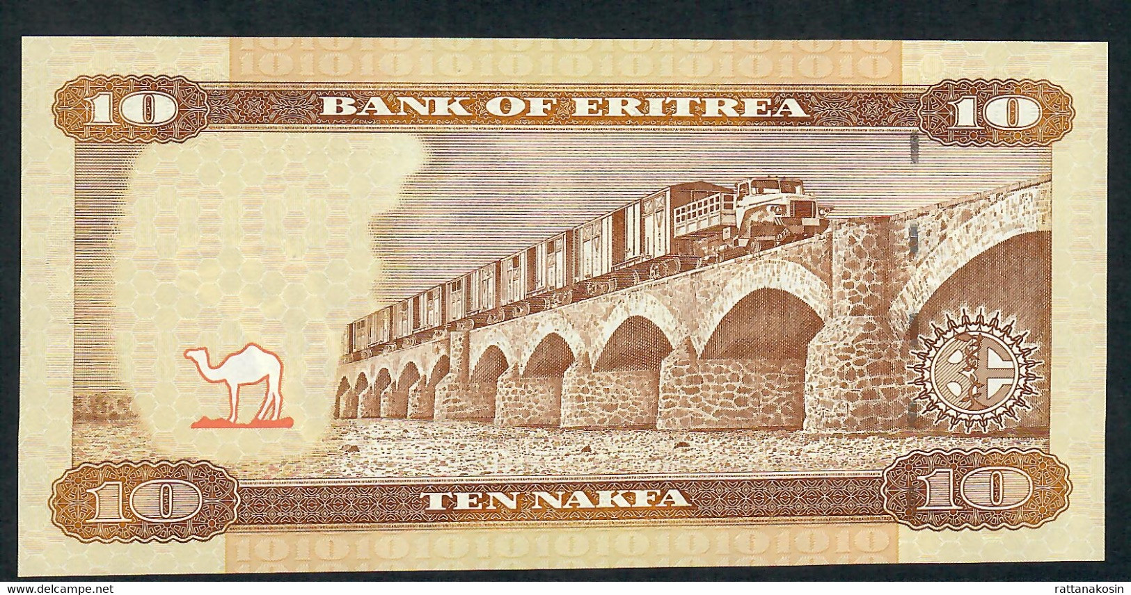 ERYTHREA P10 10 NAKFA 2012   Prefix AA     UNC. - Eritrea