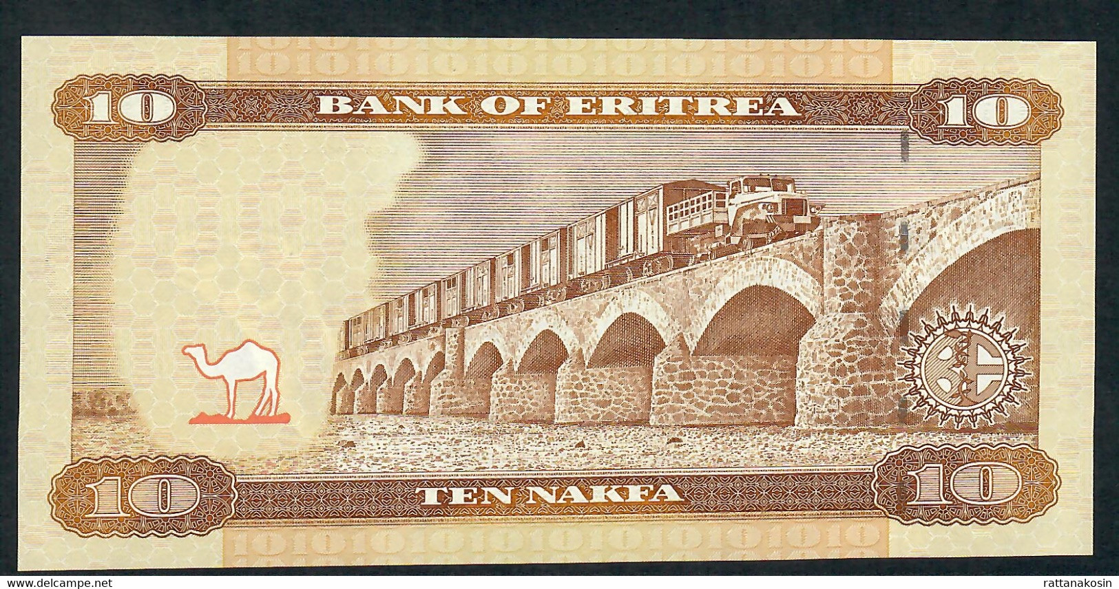 ERYTHREA P10 10 NAKFA 2012   Prefix AA     UNC. - Erythrée