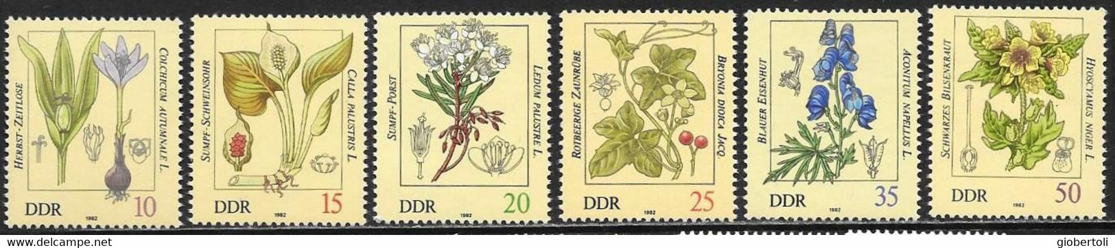 DDR: Piante Velenose Diverse, Different Poisonous Plants, Différentes Plantes Vénéneuses - Giftige Planten