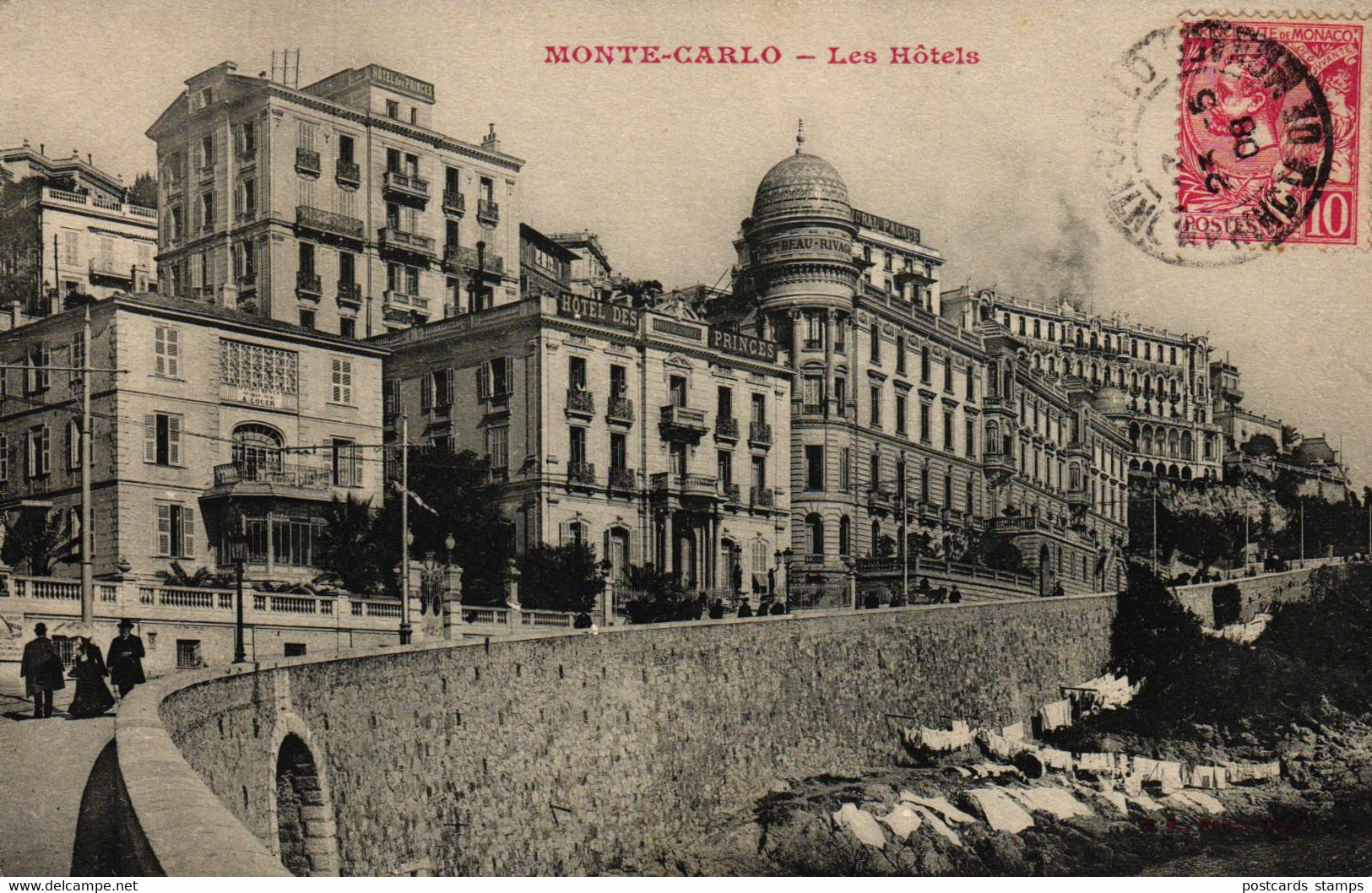 Monte Carlo, Les Hotels, 1908 - Hotels