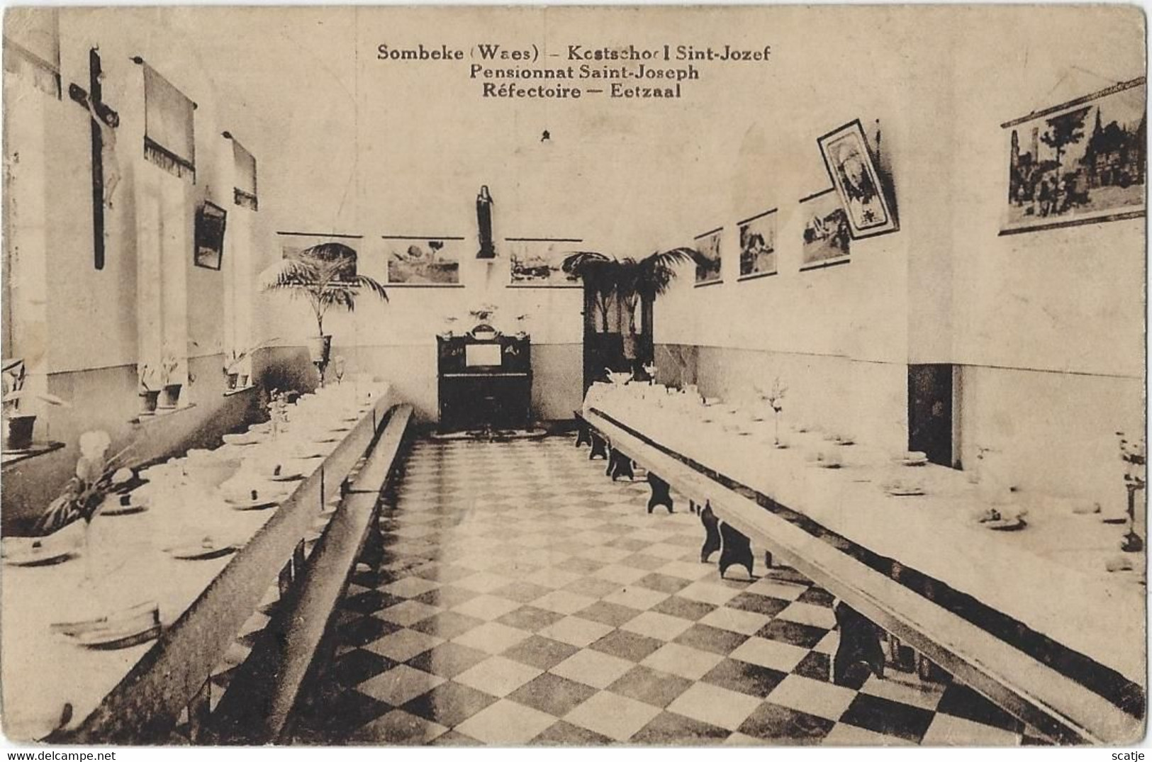 Sombeke-Waes   -   Kostschool.   -   Pensionnat.   -   1926   Naar   Temsche - Waasmunster