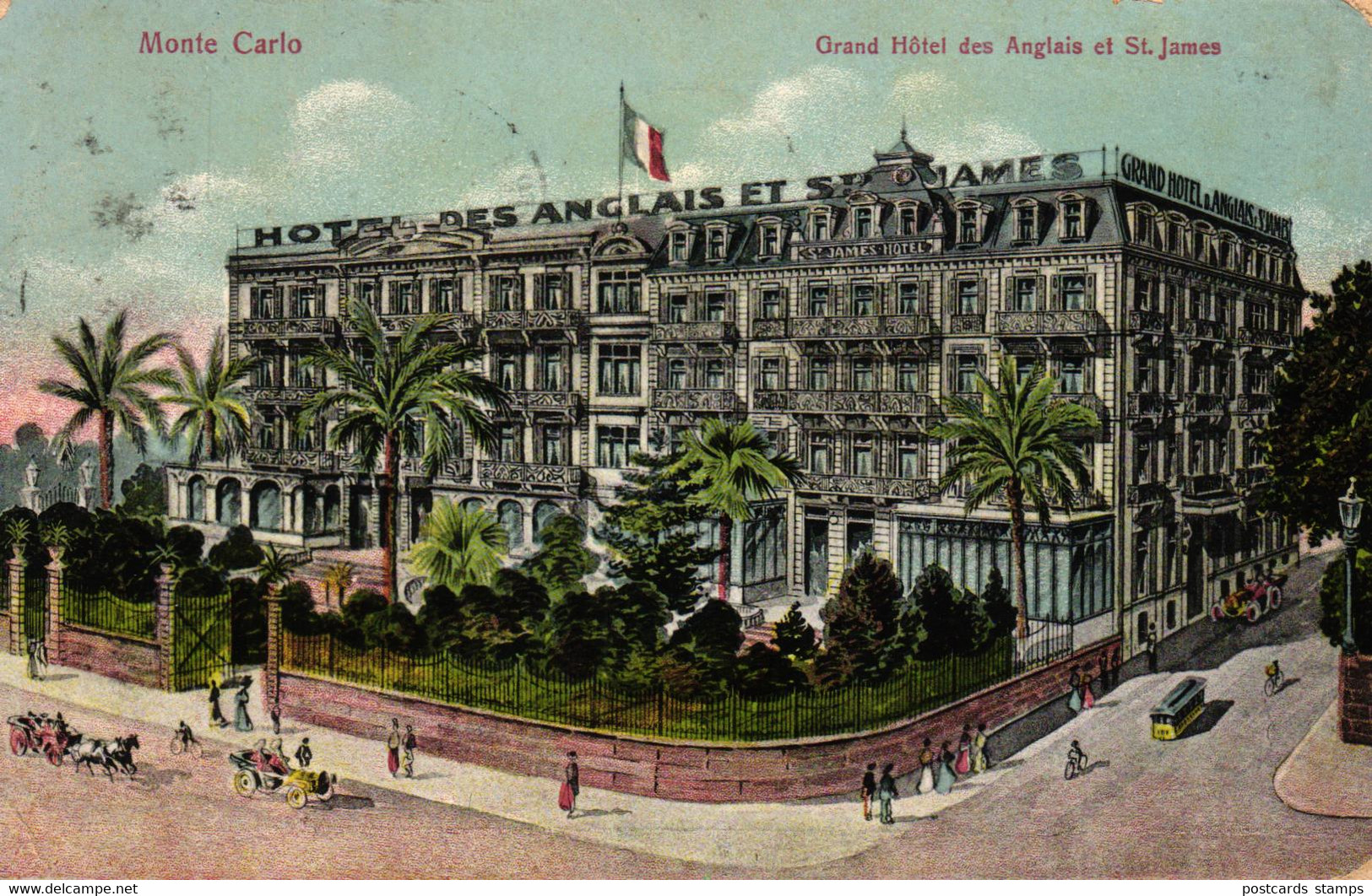Monte Carlo, Grand Hotel Des Anglais Et St. James, 1912 - Hôtels