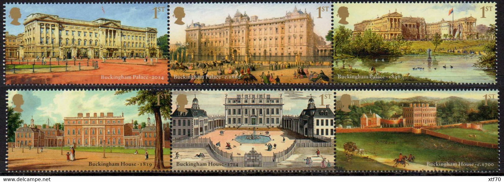 GREAT BRITAIN 2014 Buckingham Palace - Unused Stamps