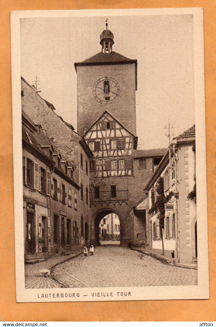 Lauterbourg France 1918 Postcard - Lauterbourg