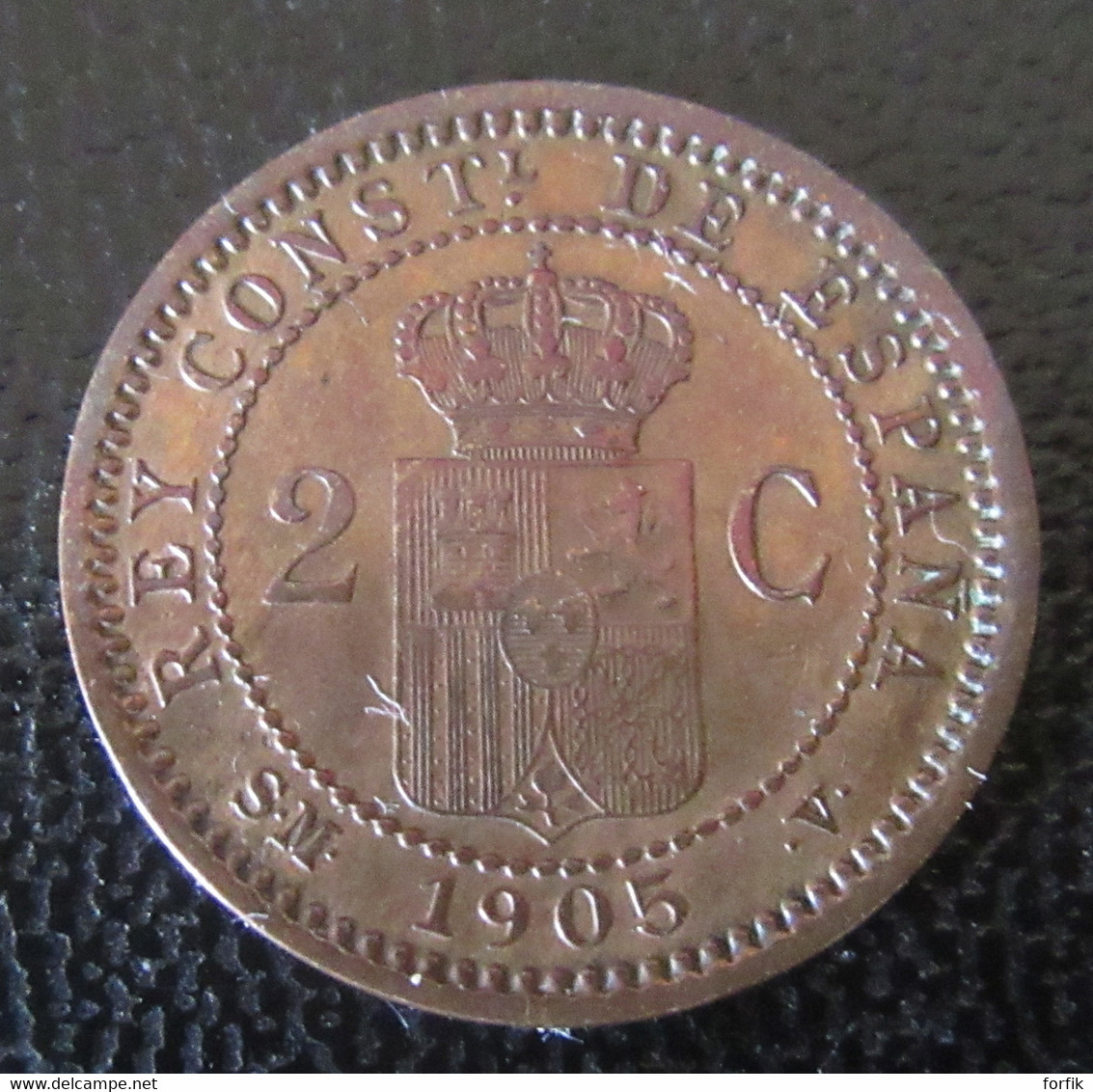 Espagne / Espana - Monnaie 2 Centimos 1905 - SPL / FDC - Premières Frappes