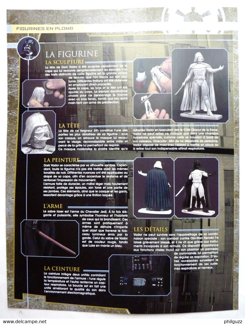 FLYERS COLLECTION ATLAS FIGURINES STAR WARS DARK VADOR 2005 - Episode I