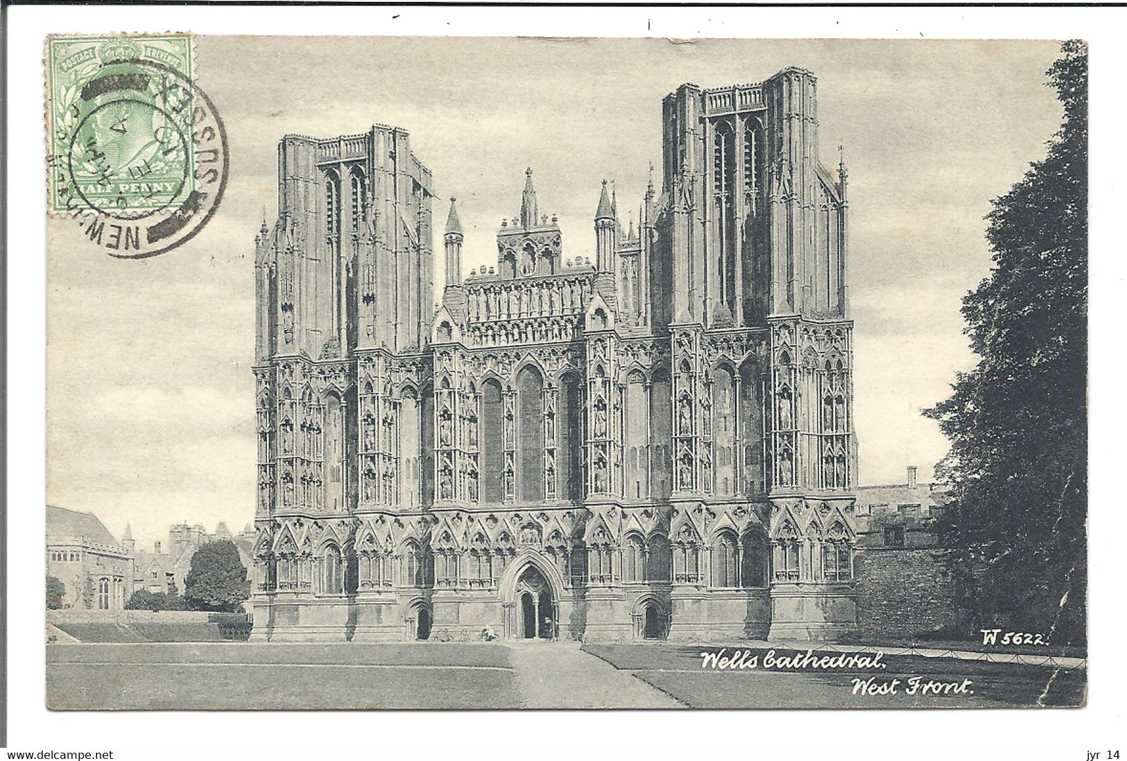 WELLS  Cathedral   Coté Ouest  1910 (50447) - Wells