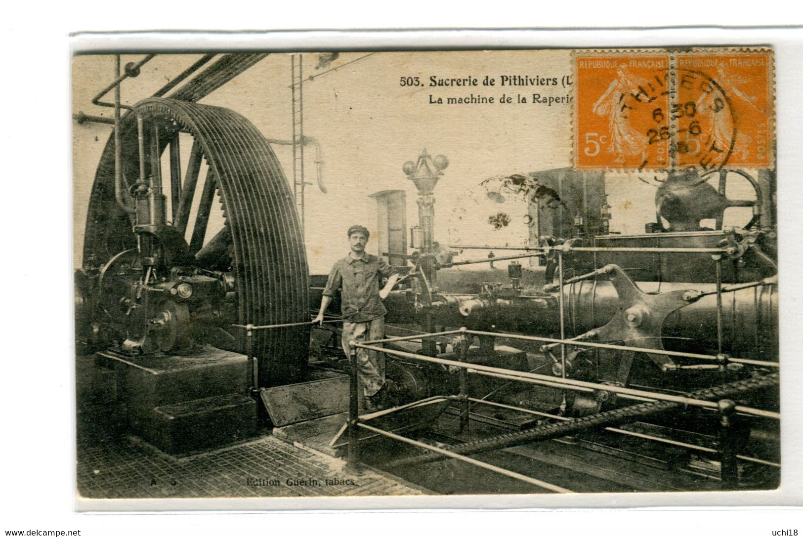 45 - PITHIVIERS - Sucrerie, La Machine De La Raperie - N° 503 - Pithiviers